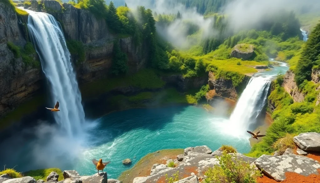 what happens if you fall into follheur waterfall